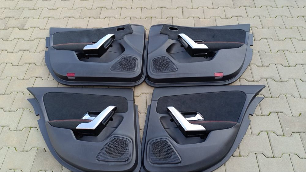 Спортен полу кожен салон”алкантара”за мерцедес а класа/mercedes A klas