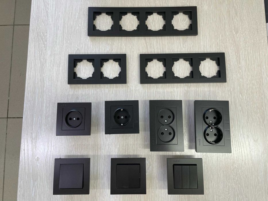 Розетки Vision (Турция) Черные