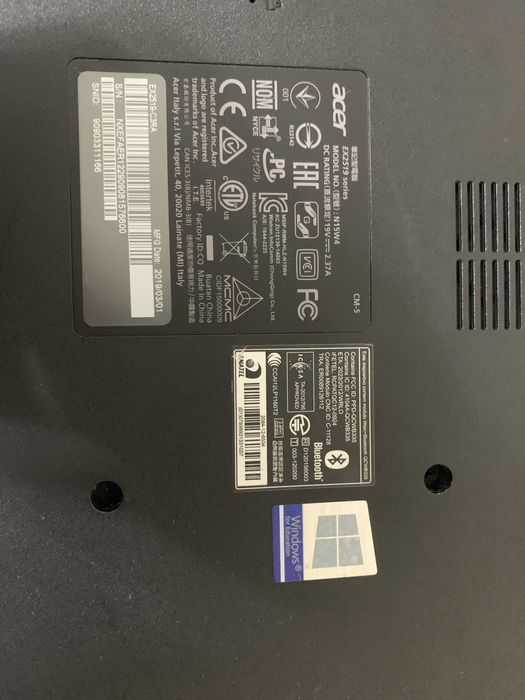 Ноутбук Acer EX2519 series