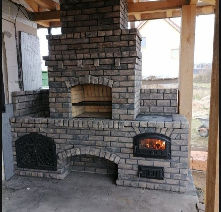 Комплекс мангал, печь казан