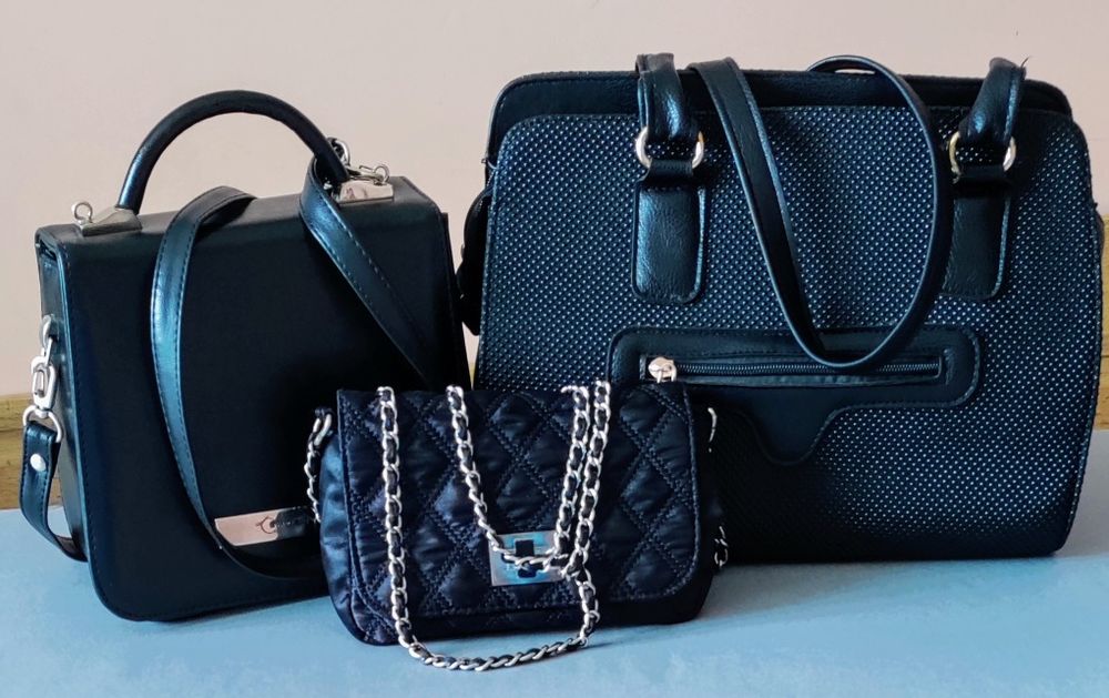 Дамски черни чанти