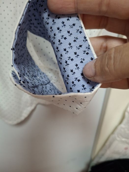 Риза бяла на точки. За училище.р36С