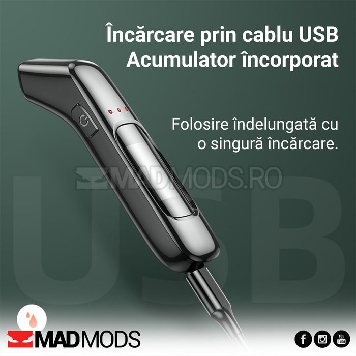 Etilotest Tester Alcool fara contact, Afisaj Digital, Incarcare USB
