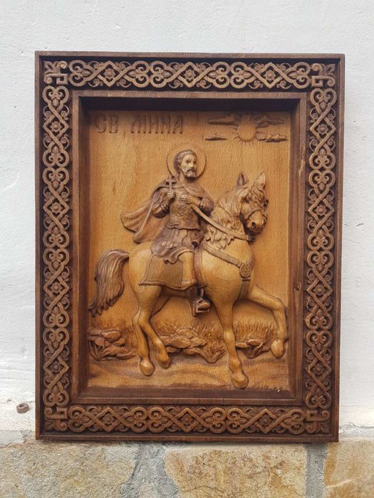 Дърворезба, Икони ИСУС ХРИСТОС или Богородица