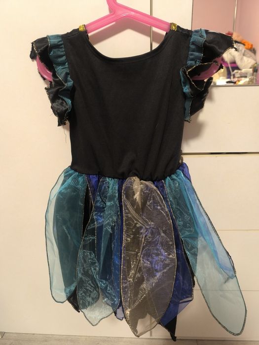 Карнавална рокля за момиче 3-4 год+ диадема с шапка