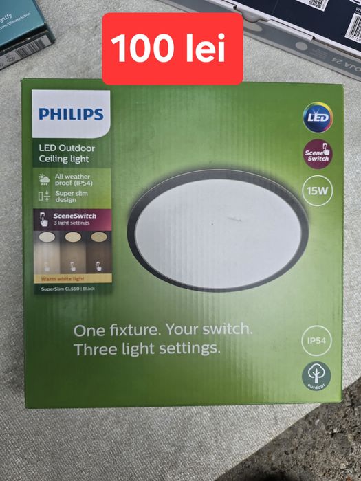 Plafoniera Nordlux și philips ORIGINAL Suedia, sigilate