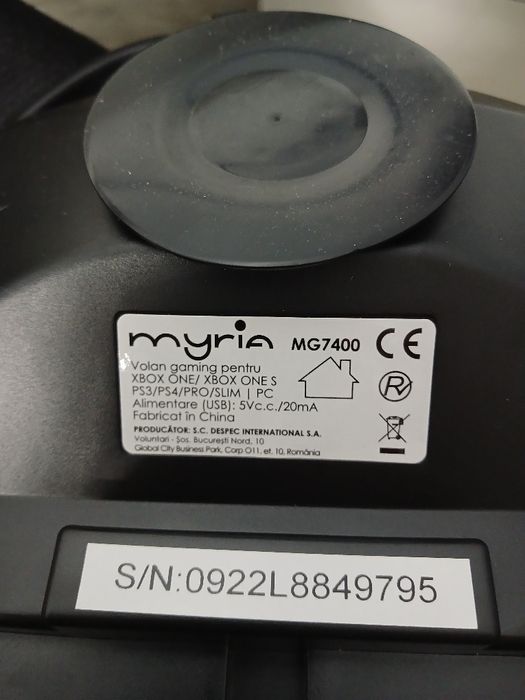 Volan gaming ps 4/PC/Xbox one