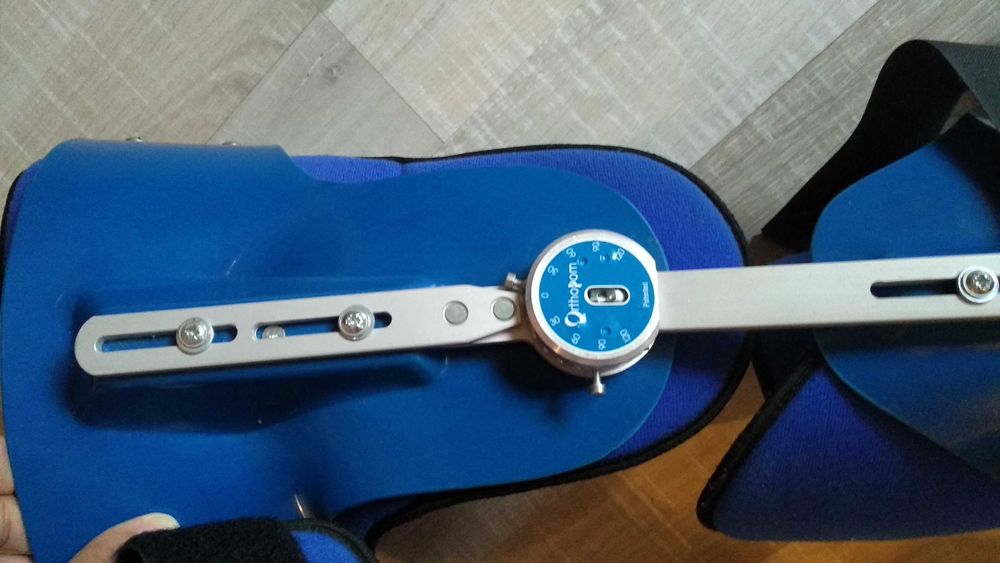 Лява Шарнирна ортеза с градуси за тазобедрена става