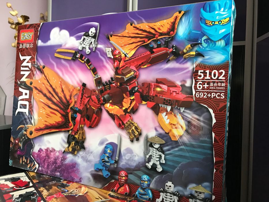 Конструктор Ninja / Ninjago тип Lego 692+ части
