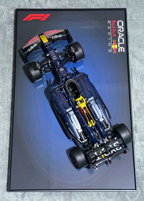Lego картина болид Формула 1, 3D рамка Red Bull