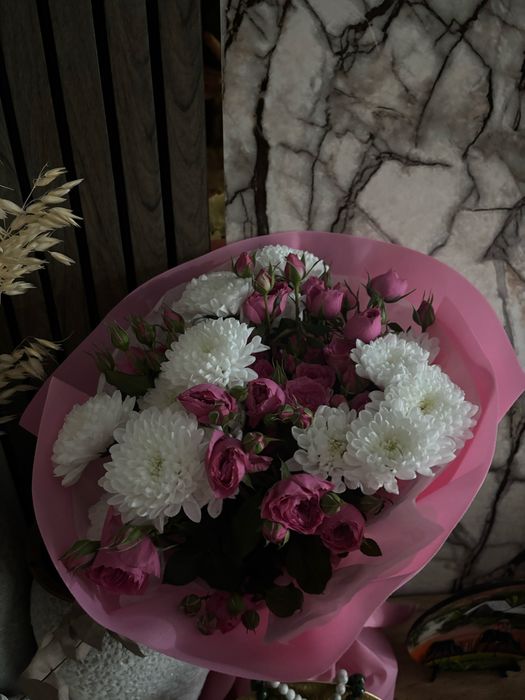 Цветы , Букеты .