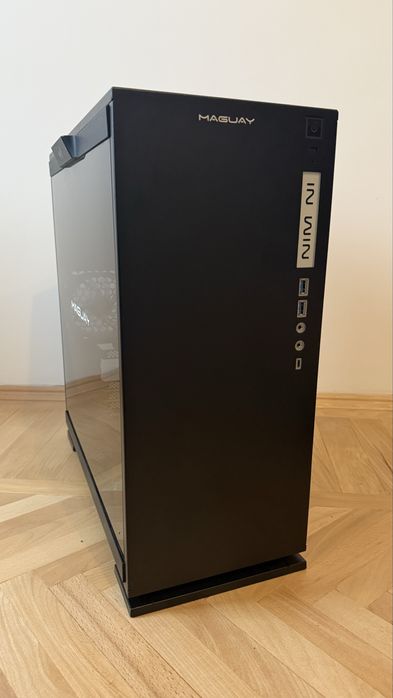 Carcasa ATX InWin 303C, fara sursa, neagra, 5 ventilatoare