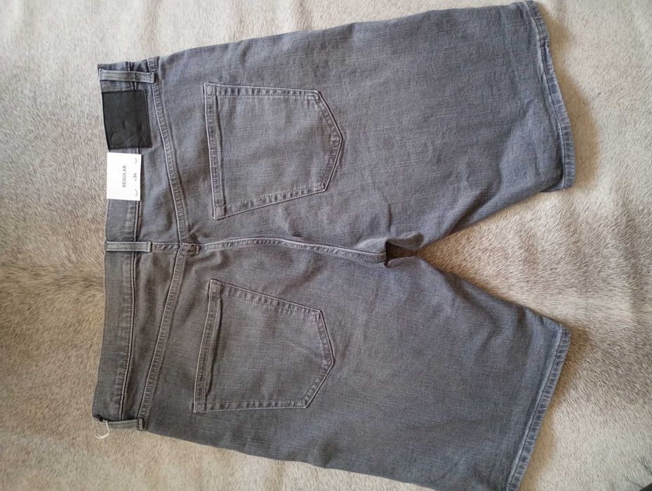 Pantalon blug scurt, gri, bărbați, mărimea 34