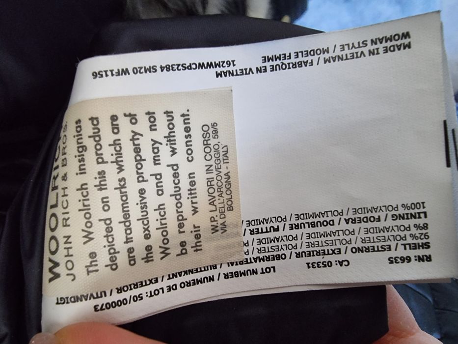 Woolrich пуховик