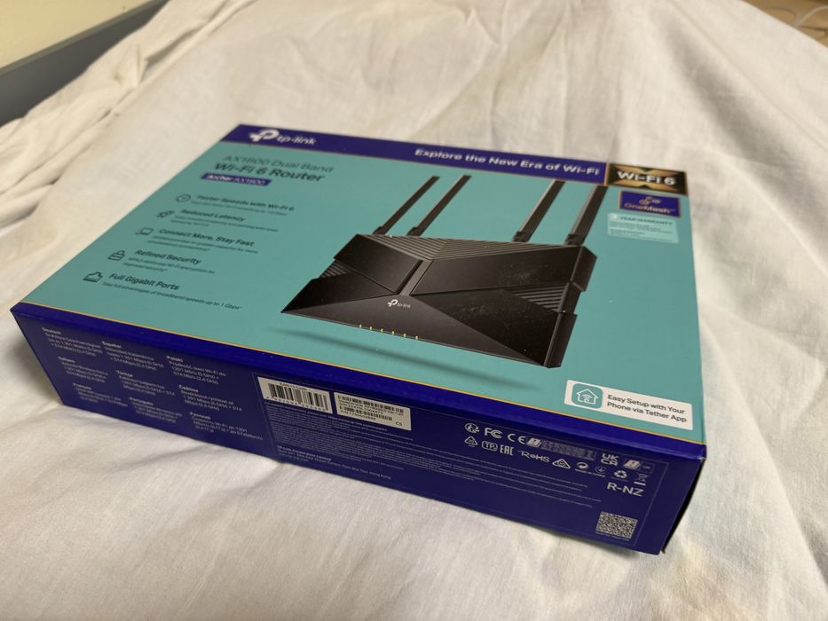 Рутер TP-Link Archer AX23, AX1800, Dual-Band, Gigabit, Wi-Fi 6, Черен