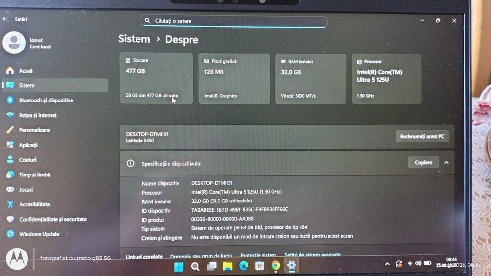 Dell 5450  Ddr 5