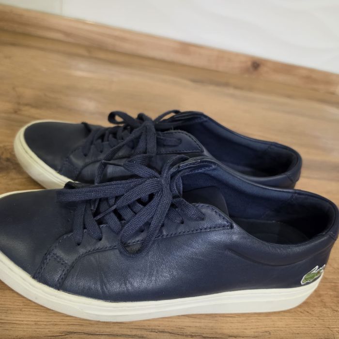 Кеды кожаные Lacoste