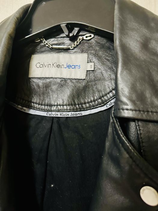 Calvin Klein яке естествена кожа