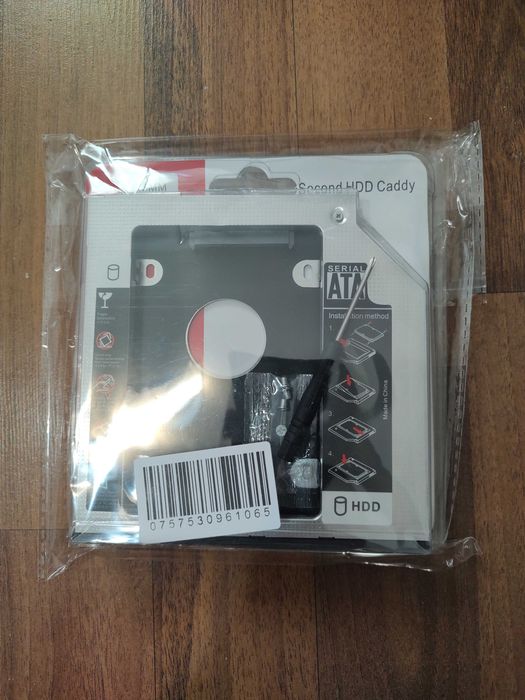HDD Caddy HDD/SSD pentru unitati optice de tipul 12.7 mm si 9,5mm