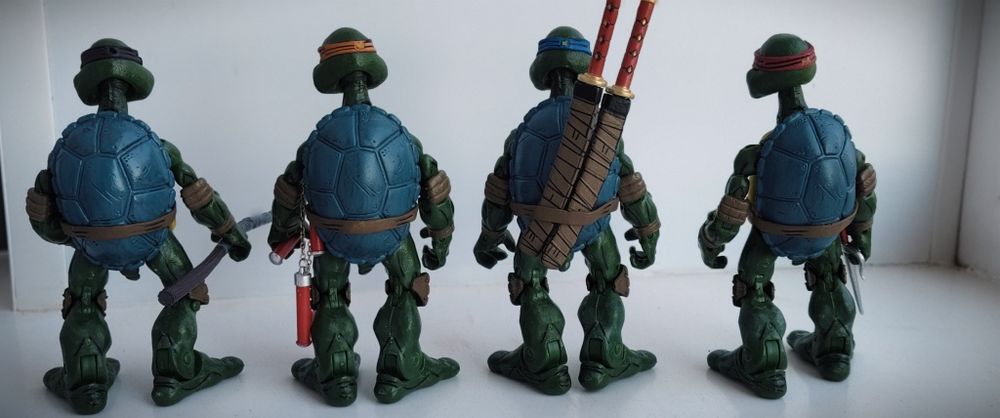 Черепашки-ниндзя NECA 2008 — сет из 4 фигурок