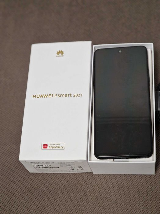 Huawei P Smart 2021 negru 128g impecabil
