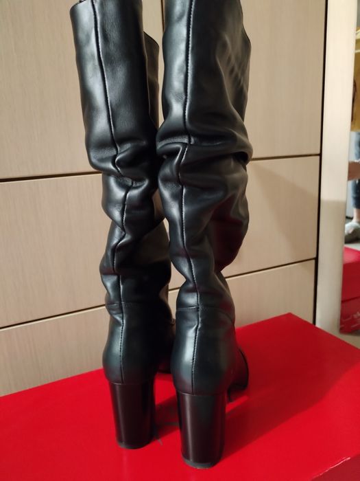 Cizme piele negre noi 39