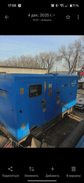 Аренда дизельного генератора ДГУ 100кВт