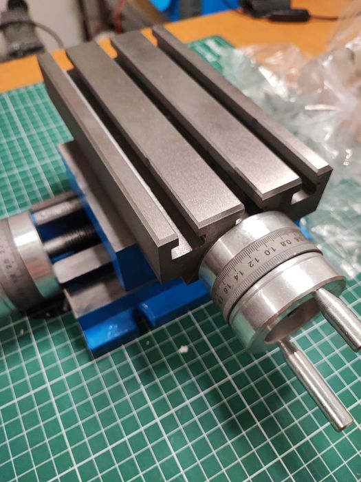 Masa frezare in cruce, pentru bormasina de banc sau freza CNC