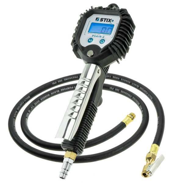 Пистолет за помпене на гуми с електронен манометър STIX