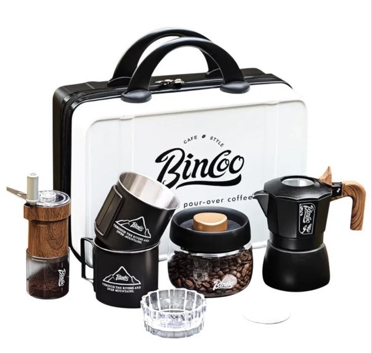 Кофе набор, кофеварка , пуровер , bincoo