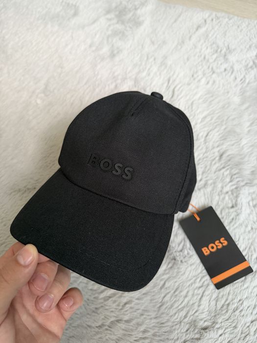 BOSS Fresco sapca unisex culoare neagra cu logo mic negru, marime universala noua originala