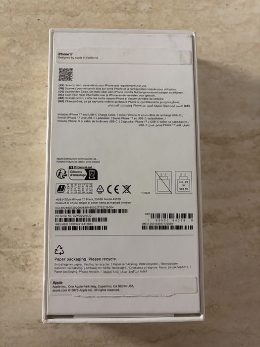 iPhone 17 256GB Black