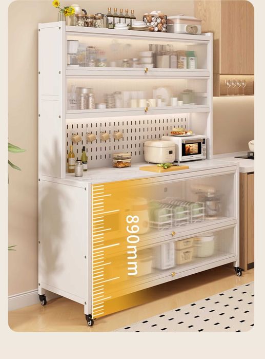 oshxona shkaflari shaffof eshiklar bilan / oshxona javonlari eshiklari