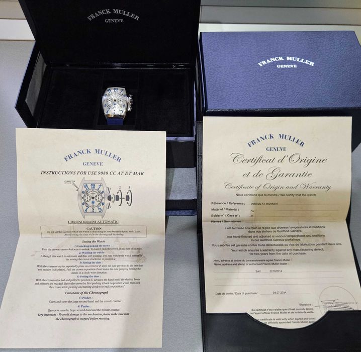 Franck Muller Mariner 9080 Full Set