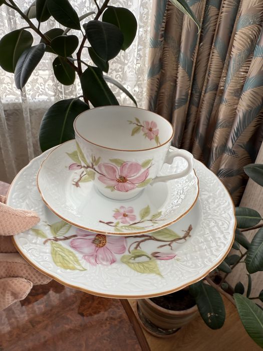 Чайные трио Германия  винтаж