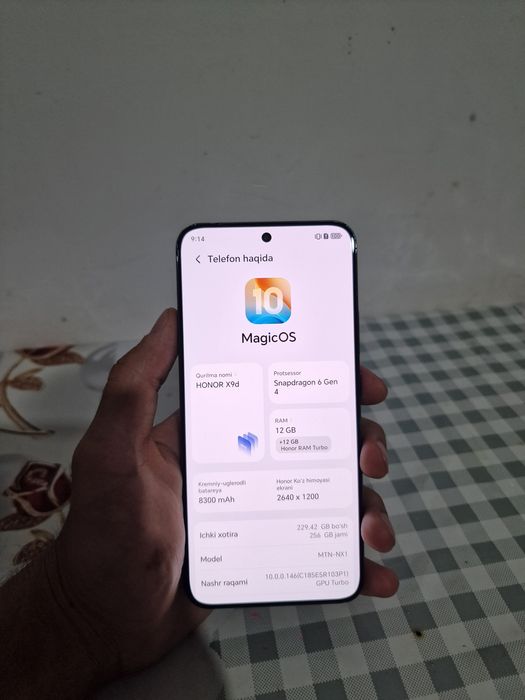 Honor x9d 12/256gb