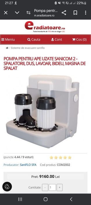 Pompa apa spălătorie