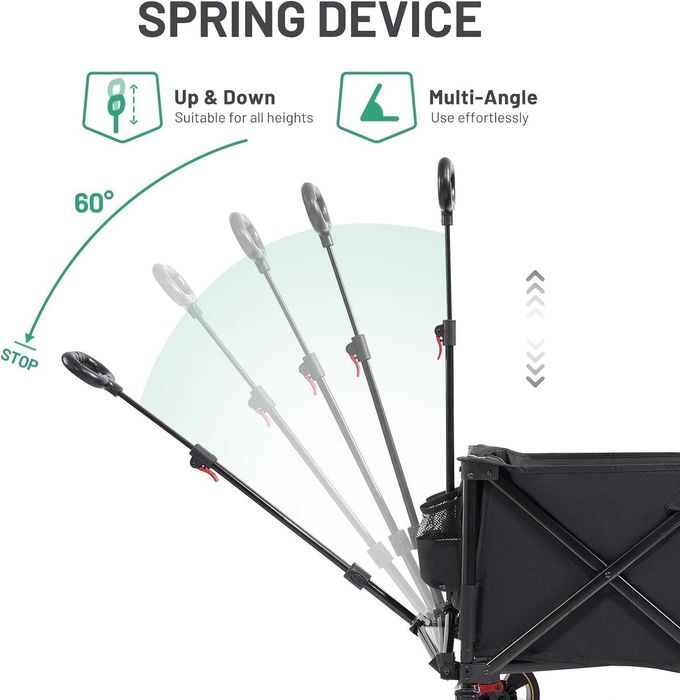 Удължена сгъваема фестивална количка TIMBER RIDGE