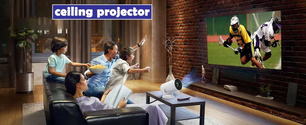 Проектор  Домашно кино 4K/до 130инча/120ANSI лумена/високоговорител