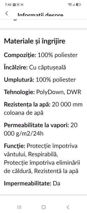 Vand Geaca de Schi Rossignol S