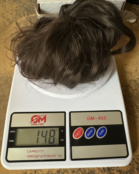 Натуральные волосы 148 гр