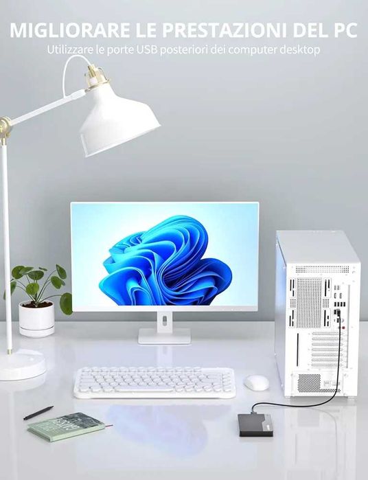 Нов Външен твърд диск BNEHHOV 500GB USB 3.0 Ултра тънък за PC, PS4, TV