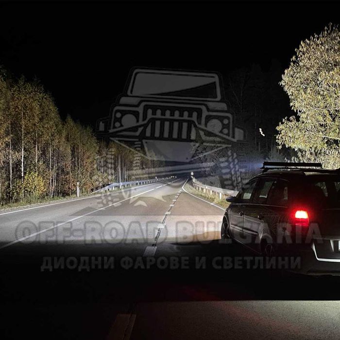 7D Мощен Прав LED BAR 729W 132 CM 7Д ЛЕД БАР