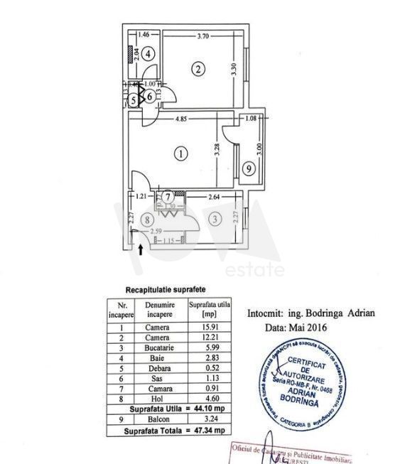 Apartament 2 camere renovat Drumul Taberei