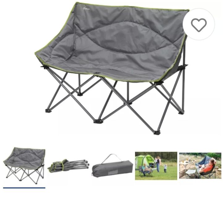 Двуместен стол Сгъваем  диван за къмпинг ,градини,дворове и тераси