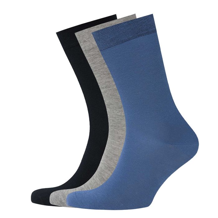 Органични дамски 3 броя чорапи без шев, с мека, не стягаща ластика