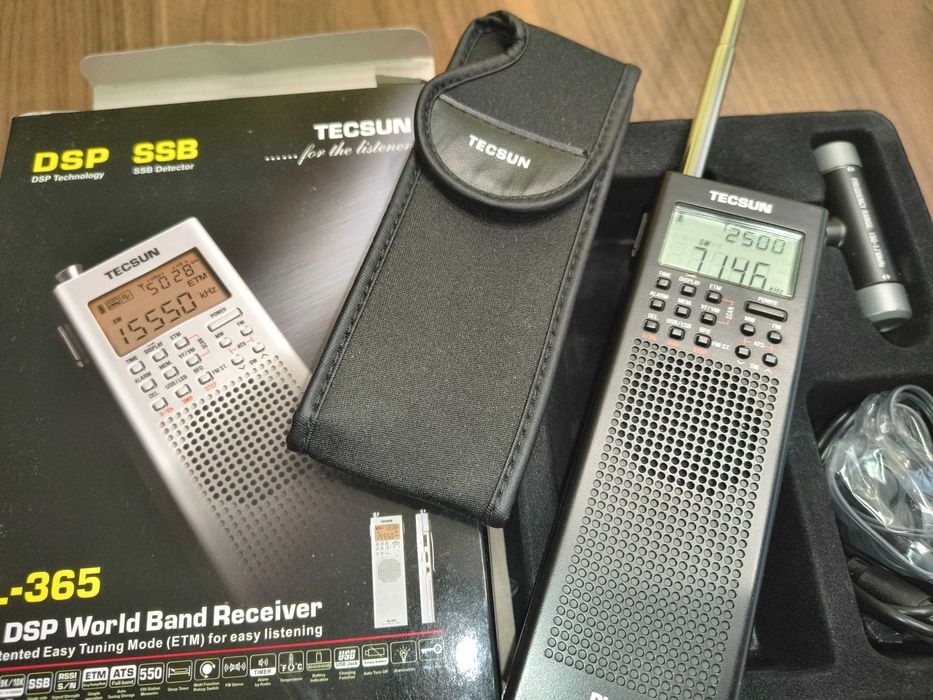 Tecsun PL-365 Преносимо Радио с SSB (Single Side Band еднолентова модулация)