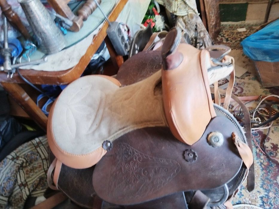 Sa de piele originala model clasic american western
