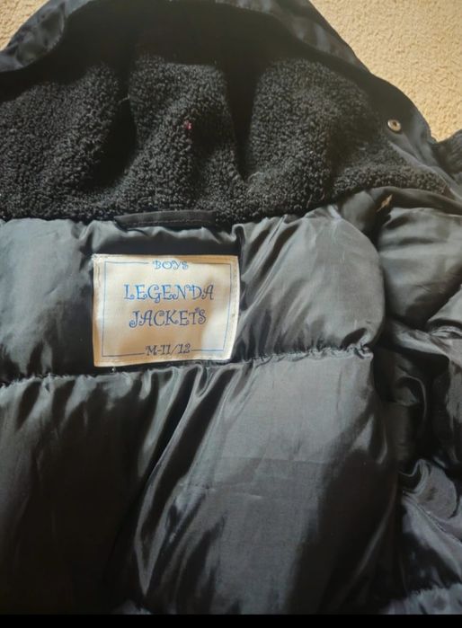 Geaca de copii cu glugă