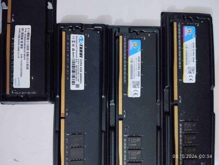 Озу ddr 4 2666 mhz